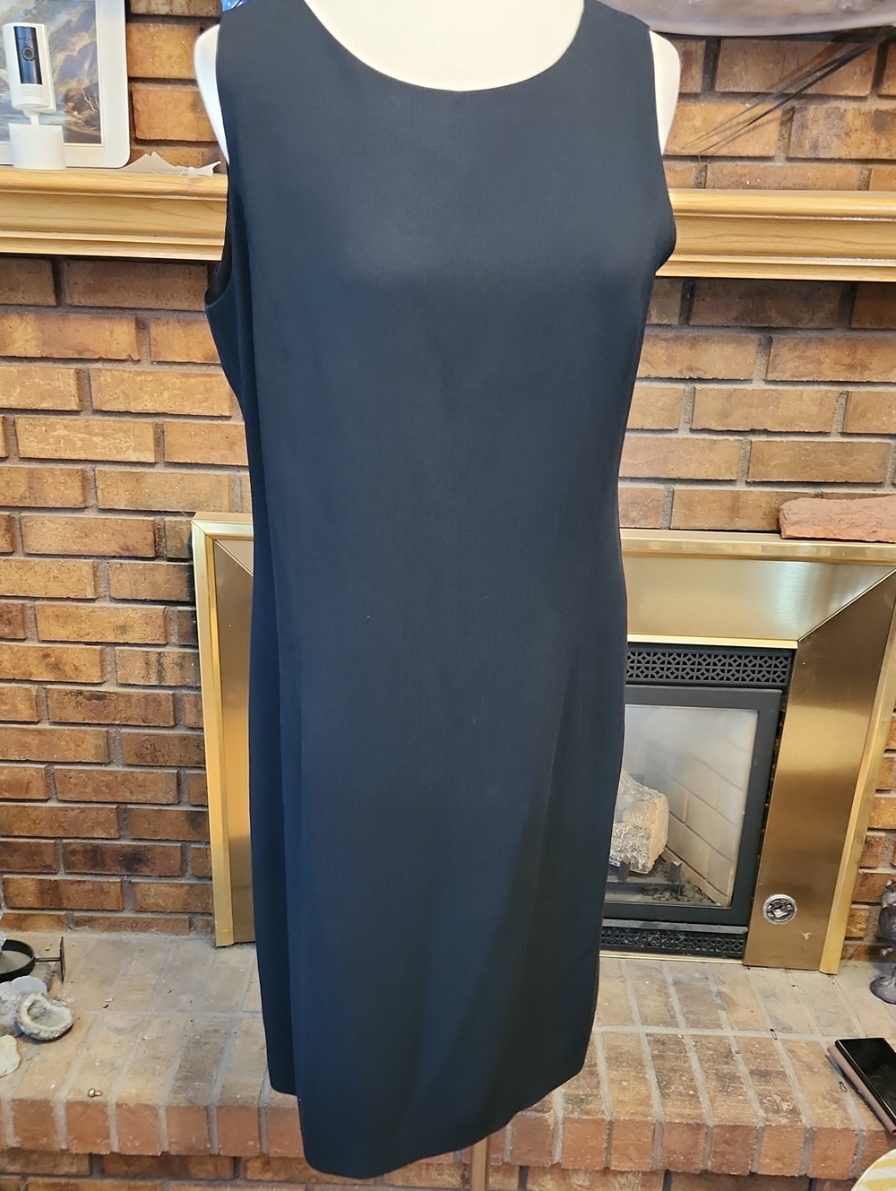 Classic Sleeveless Black Shift Dress Garfield Marks 14 Made In New York